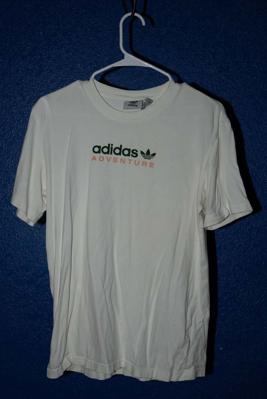 Adidas Originals Adventure Mountain Spray T-Shirt Off-White